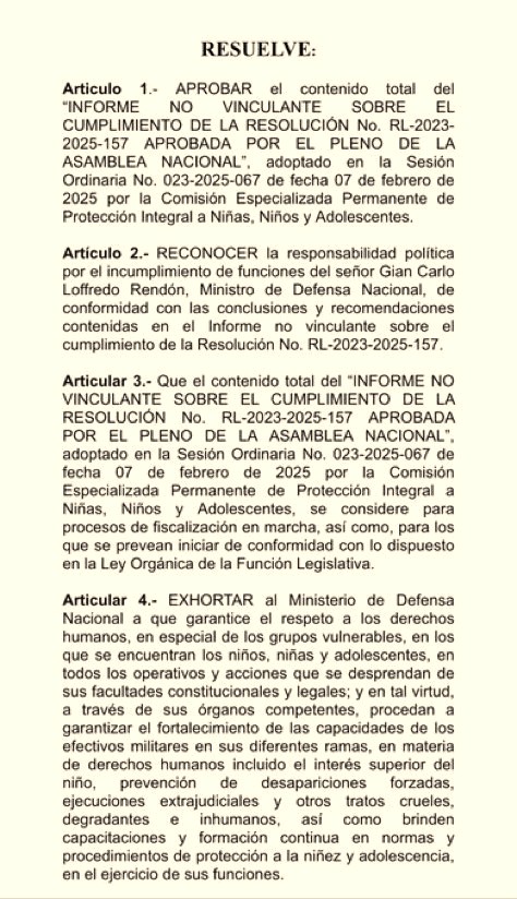 "CASO 4 MENORES DE LAS MALVINAS"